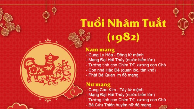 1982 mệnh gì - Nam Nhâm Tuất 1982 hợp tuổi: 1982 mệnh gì - Nam Nhâm Tuất 1982 hợp tuổi: