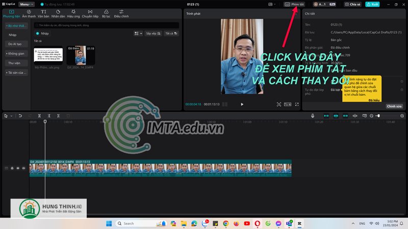 Cách dùng capcut pc - Làm quen giao diện timeline Cách dùng capcut pc - Làm quen giao diện timeline