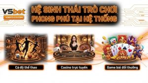Vsbet nhà cái uy tín cung cấp hơn 5000 trò chơi